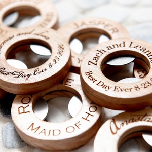 Wedding Party Favor Corkscrew Beer Bottle Opener Personalized Engraved Groomsman Bridesmaid Gift