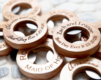 Wedding Party Favor Corkscrew Beer Bottle Opener Personalized Engraved Groomsman Bridesmaid Gift