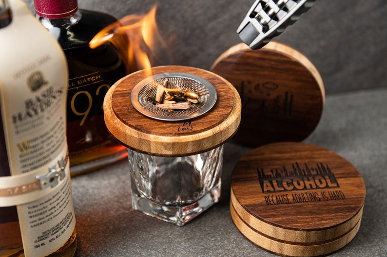 Personalized Cocktail Smoker - Personalized Gift for him, Bachelor Party, Anniversary gift image 1