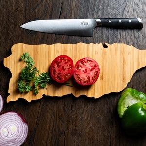 Planches à découper personnalisées en forme de pays - Porto Rico