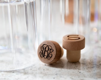 Personalized Wine Bottle Stoppers Wedding Favors