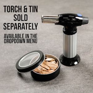 Personalized Cocktail Smoker - Personalized Gift for him, Bachelor Party, Anniversary gift Torch and Tin ONLY