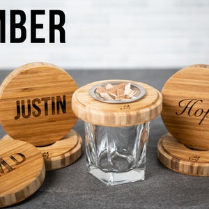 Personalized Cocktail Smoker - Personalized Gift for him, Bachelor Party, Anniversary gift Amber Smoker ONLY