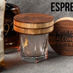 Personalized Cocktail Smoker - Personalized Gift for him, Bachelor Party, Anniversary gift Espresso Smoker ONLY