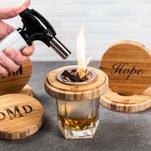 Personalized Cocktail Smoker - Personalized Gift for him, Bachelor Party, Anniversary gift image 3