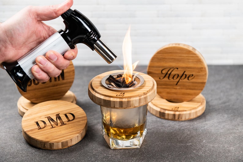 Personalized Cocktail Smoker - Personalized Gift for him, Bachelor Party, Anniversary gift image 3