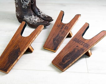 Cavender s Boot Puller Jack Natural Wood Etsy
