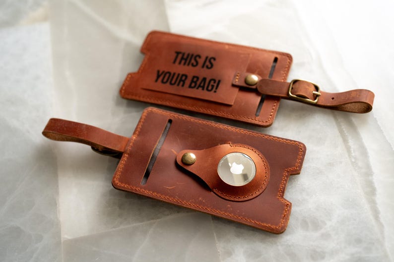 Left Coast AirTag Luggage Tag