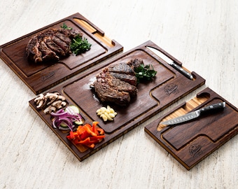 Gifts for Him - Personalized Serving and Prep Boards - 3 Styles and Gift Sets Available