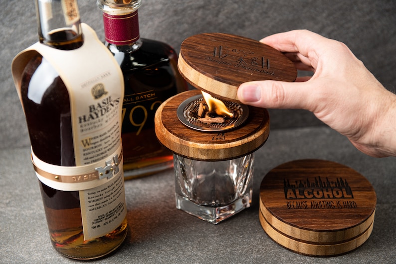 Personalized Cocktail Smoker - Personalized Gift for him, Bachelor Party, Anniversary gift image 4