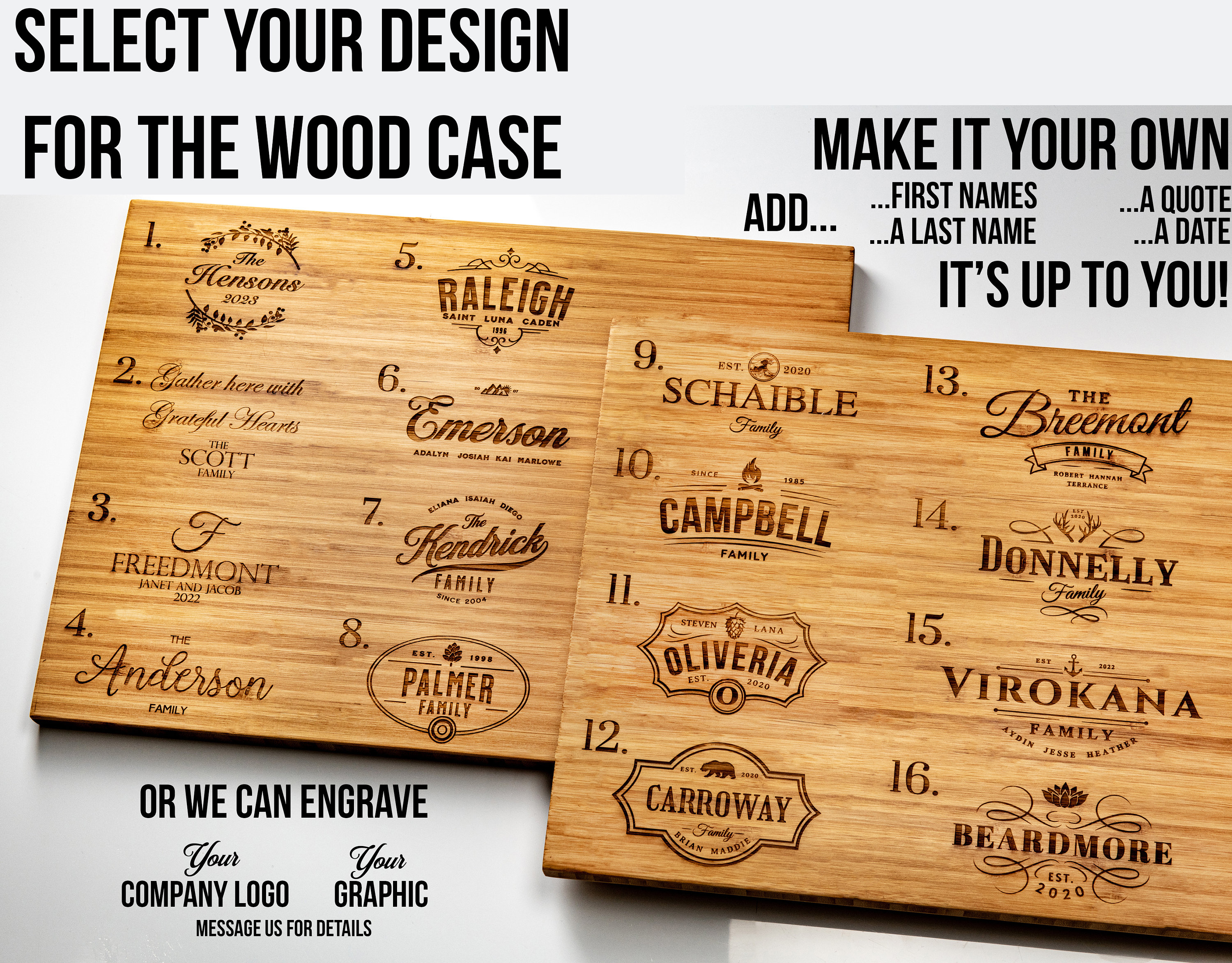 Personalized Complete BBQ Grill Tool Kit Set With Wood Case - Custom Engraving