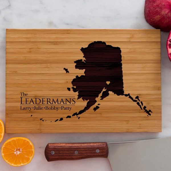 Custom State Cutting Board Etsy