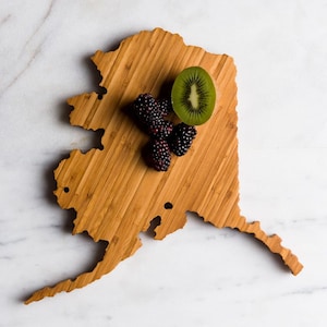 Personalisierte Alaska State Schneidebrett | 3 Optionen