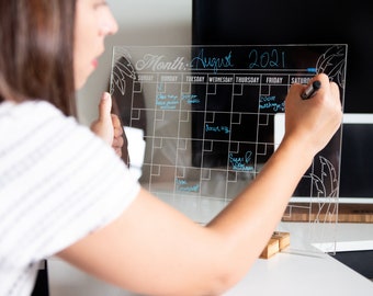 Engraved Laser Cut Acrylic Calendars and To-Do Lists