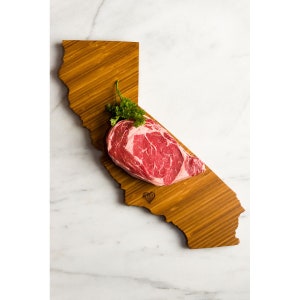 Personalized California Shaped Cutting Board