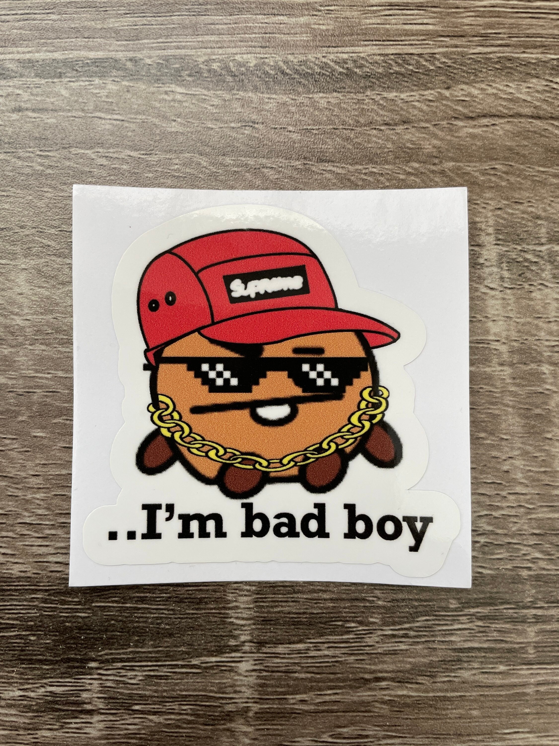 Shooky Im bad boy / BT21 Sticker Etsy