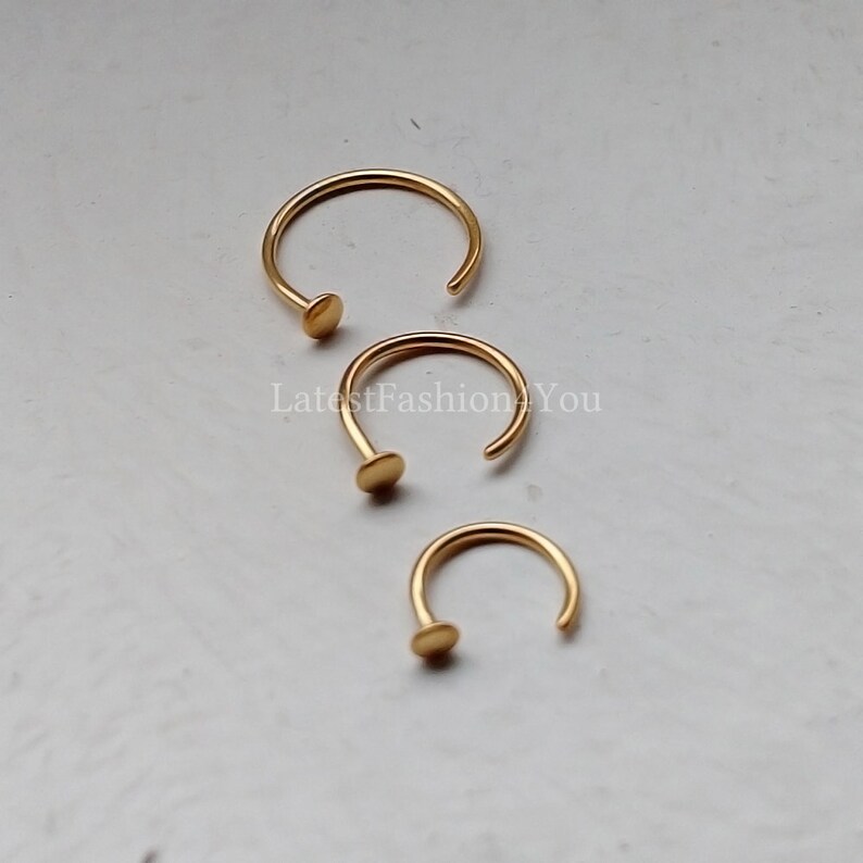 0.8 mm nose ring