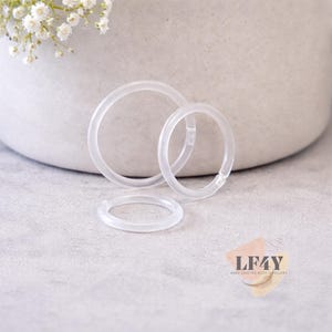 2 st tunn Bioflex näsring osynlig retainer: Hypoallergen tragus, helix, broskörhänge