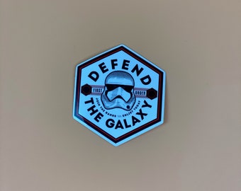 Defend the Galaxy Sticker