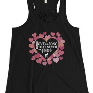 Love is a Song that Never Ends women&#39;s tank top