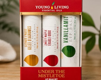 Set de bálsamo labial Under the Mistletoe de Young Living