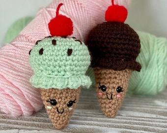 Ice Cream Cone Crochet Pattern