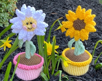 Sunflower & Daisy Crochet Pattern