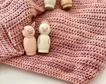 The Simple & Sweet Baby Blanket Crochet Pattern