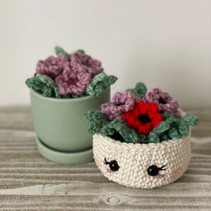 Potted Poppy Crochet Pattern