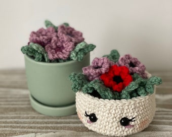 Potted Poppy Crochet Pattern