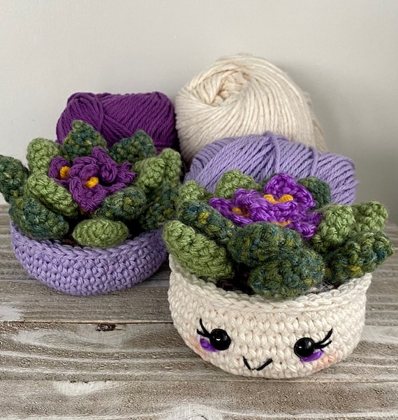 African Violet Crochet Pattern