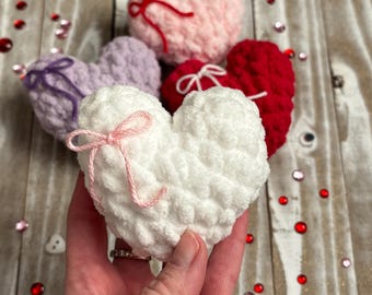Plush Hearts Crochet Pattern