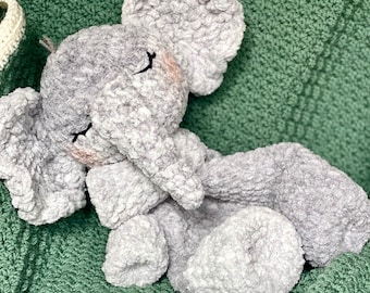 Elephant Lovey Crochet Pattern