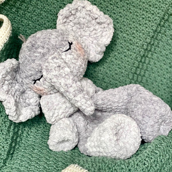 Éléphant Lovey Crochet Pattern