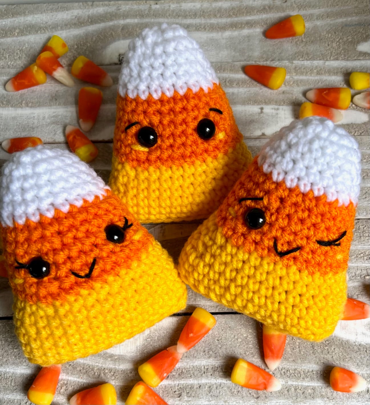 30 Candy Corn Crochet Patterns to Sweeten Your Autumn Decor 21 Classic Candy Corn Amigurumi Pattern