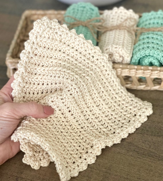 How to Make Farmhouse Crochet Dish Cloths - A BOX OF TWINE