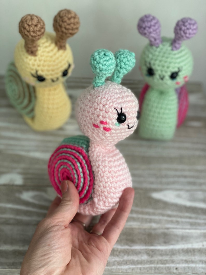 Snail Crochet Pattern Etsy