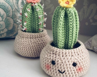 Poteau de clôture Cactus, motif au crochet