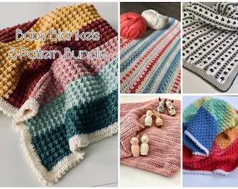 Ensemble de motifs au crochet pour couverture de bébé