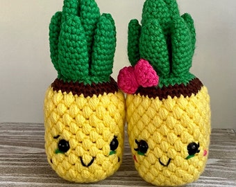 Modèle de crochet d'ananas