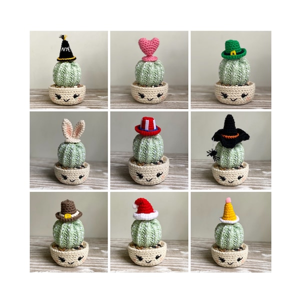 Holiday Toppers Crochet Pattern