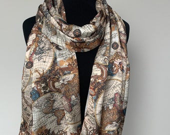Estilo Étnico Africano Floral Bufanda Pañuelo Chal Estilo Étnico Africano Floral Bufanda Pañuelo Chal