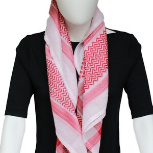 Summer scarves for women - Handmade scarf - Large necktie - Embroidery pattern scarf - Cotton scarf image 4