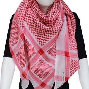Summer scarves for women - Handmade scarf - Large necktie - Embroidery pattern scarf - Cotton scarf image 1