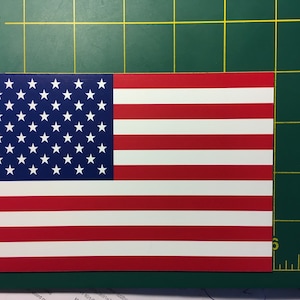 American flag magnet  4" x 6" car/truck magnet