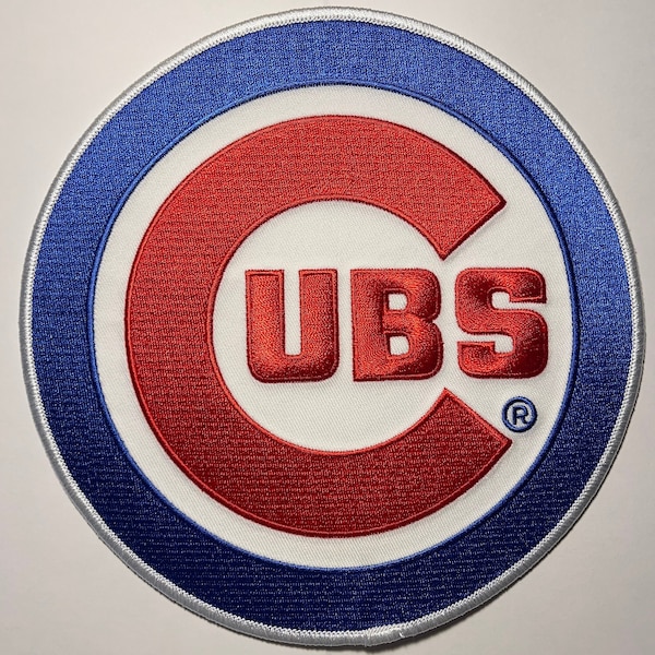 Chicago Cubs patch cubs patch MLB patch 7" diameter iron or sew on