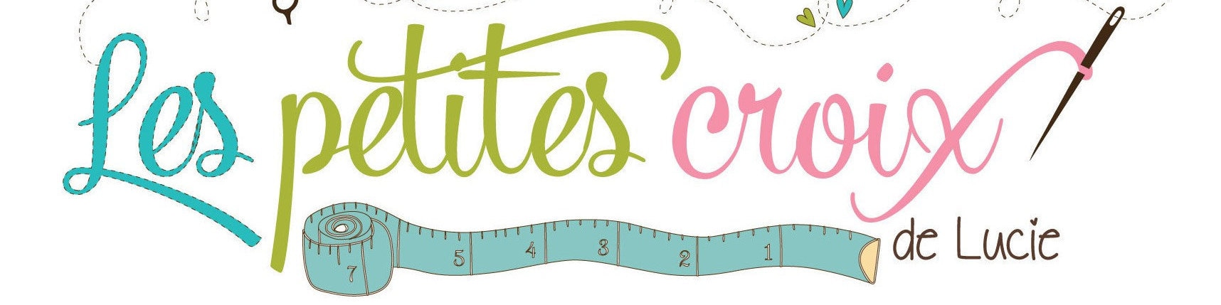 Kit Broderie Point De Croix Panna - Queues Curieuses 27x15cm, Motif à Compter