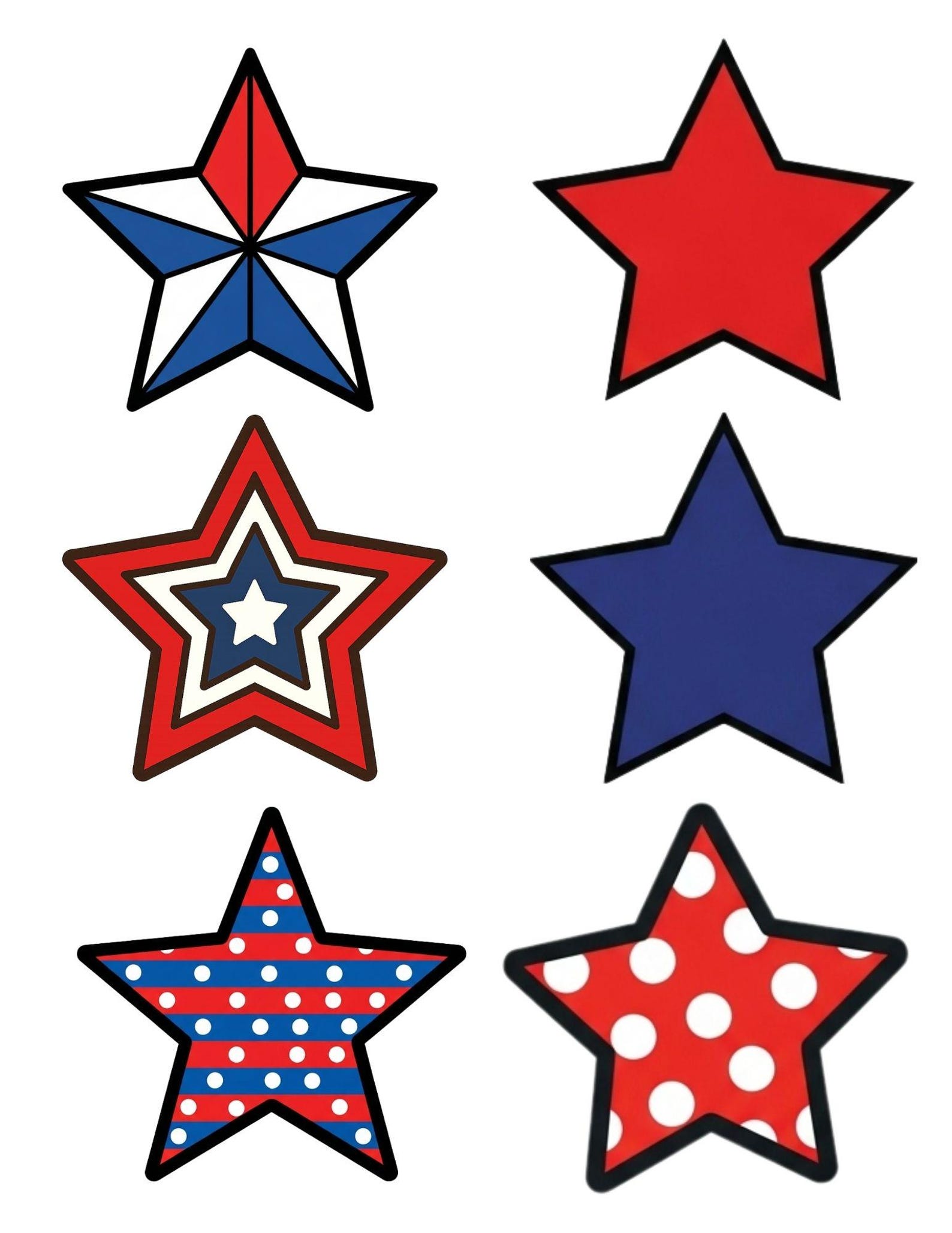 Patriotic Star Wreath Craft: Veterans & Memorial Day Activity (digital ...