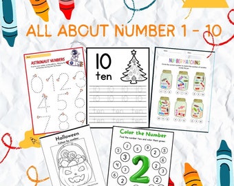 Number 1-20 Worksheet: Preschool Math Activities (PDF)