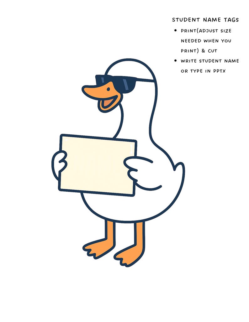 Silly Goose Bulletin Board Kit: Back to School Classroom Decor (digital ...